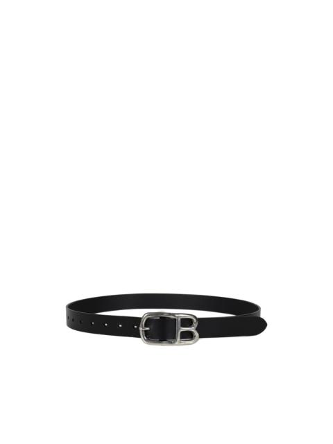 logo-buckle belt