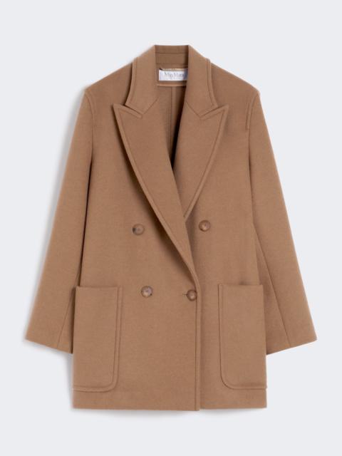 DELETTA Wool and cashmere cloth heavy jacket