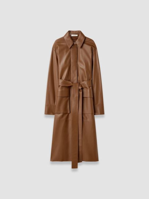Okabe Soft Nappa Leather Coat
