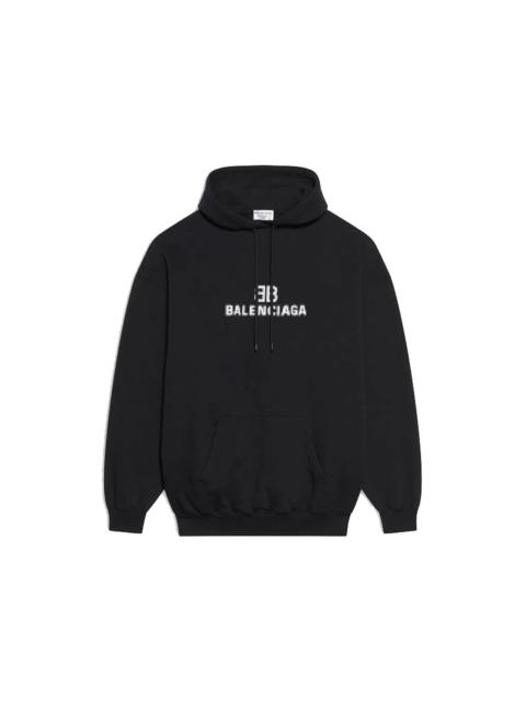 Women's Bb Pixel Medium Fit Hoodie in Black
