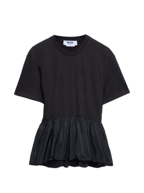 ruffled T-shirt