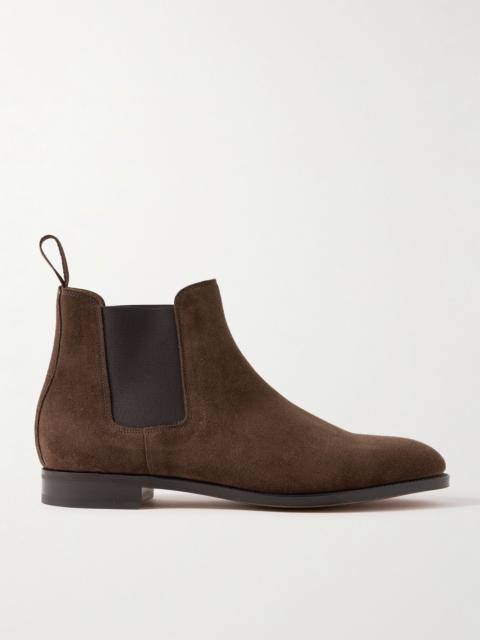 Lawry Suede Chelsea Boots Dark brown