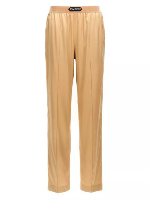 Silk pants