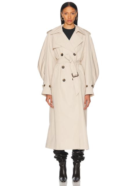 Taffeta Trench Coat