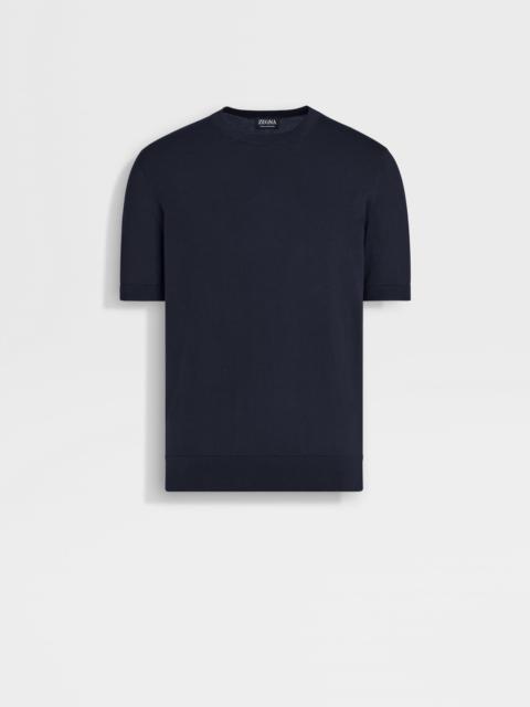 NAVY BLUE PREMIUM COTTON CREWNECK