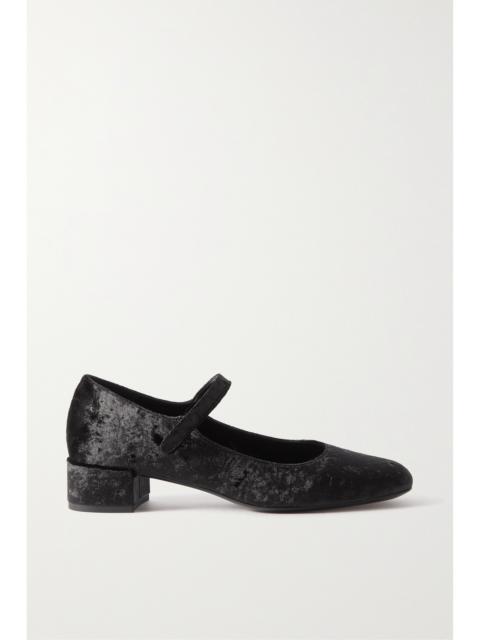 Ginny Velvet Mary Jane Pumps