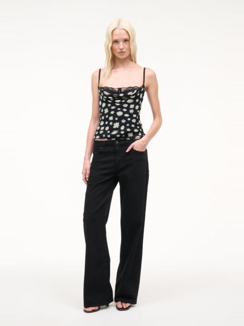 STAUD EVANGELINE TOP ONYX DITSY