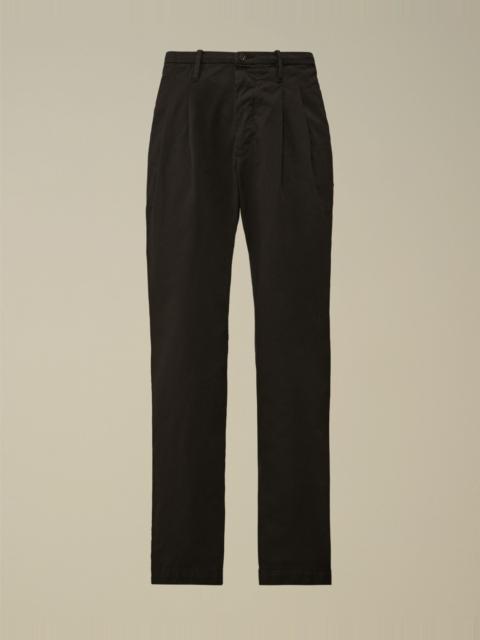Cotton Gabardine Loose Pants