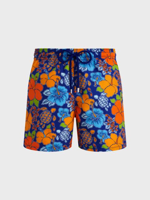 MEN SWIM SHORTS TROPICAL TURTLE