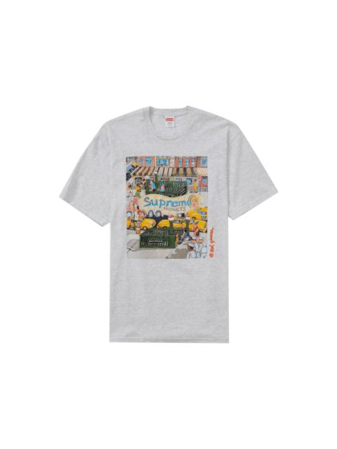 Supreme Manhattan Tee Ash Grey