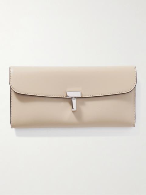 T-lock Textured-leather Wallet