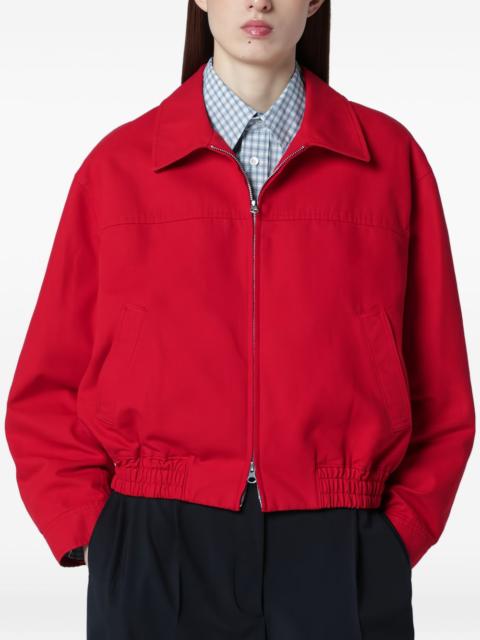 collared bomber jacket