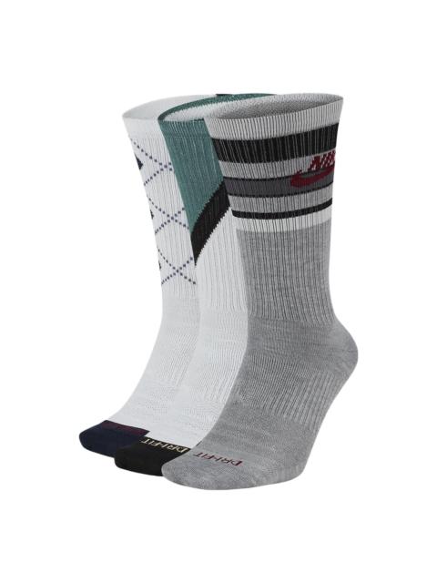 Nike SB Everyday Max Lightweight Mid-calf skate socks (3 pairs) 'Multi Color' SK0096-967