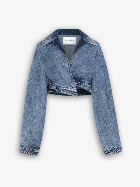 DENIM SPIRAL JACKET