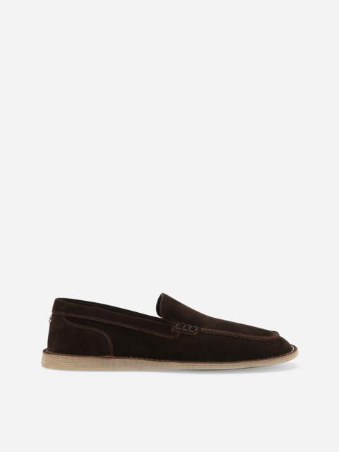 Suede loafers