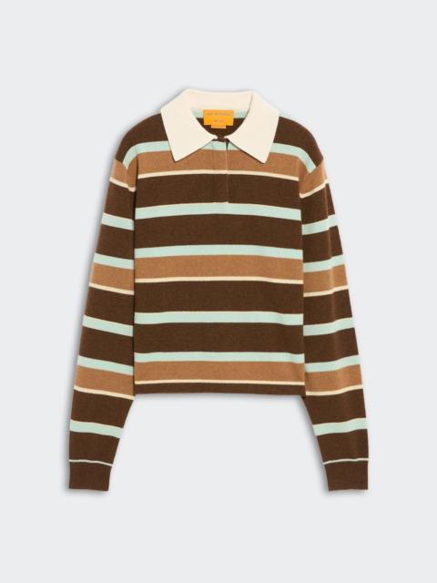 Cropped Stripe Rugby