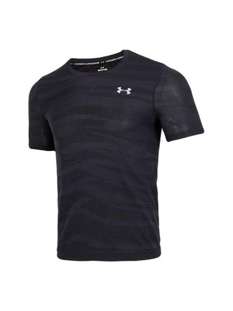 Under Armour Seamless Wave T-shirt 'Black' 1373726-001