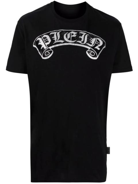 embellished-logo T-shirt