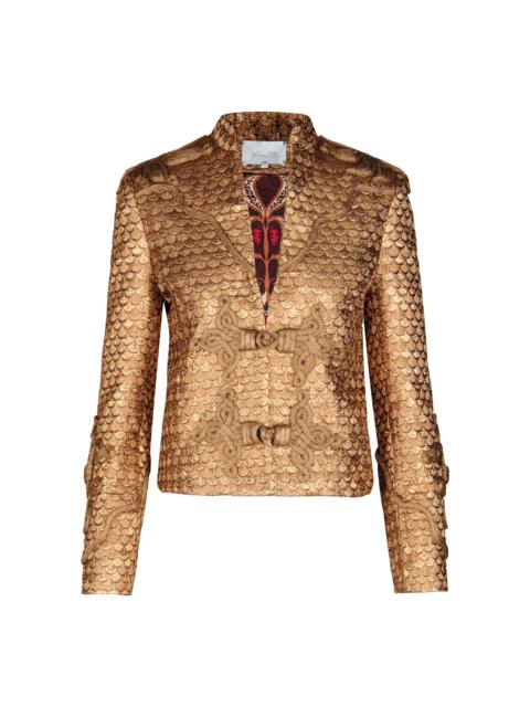Boldness Sequined Jacket gold