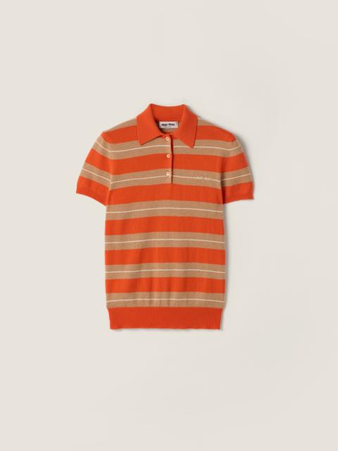 Cashmere polo shirt