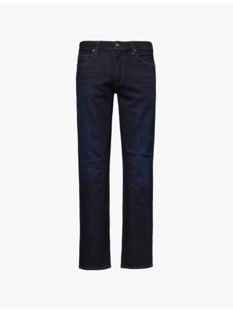 Gage regular-fit straight-leg mid-rise stretch-denim and cashmere jeans