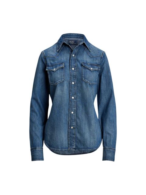 Denim shirt with pockets