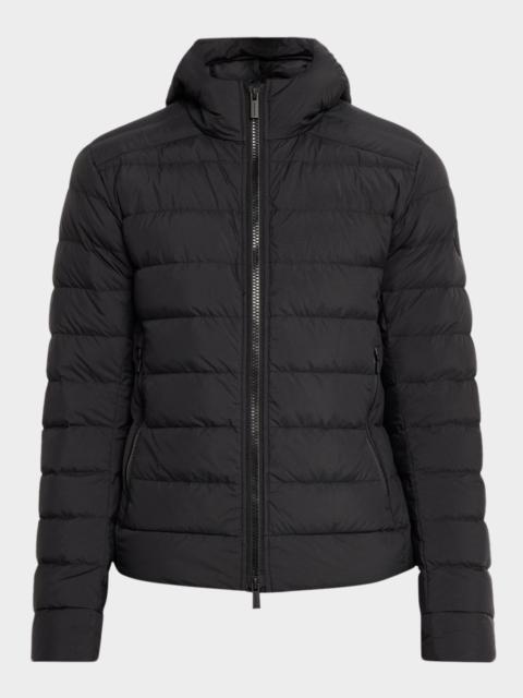 Men's Crofton Packable Quilted Matte Ripstop Hoodie