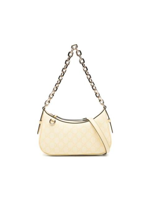chain-strap GG-pattern shoulder bag