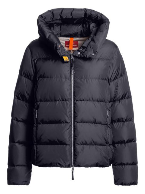 hooded puffer jacket