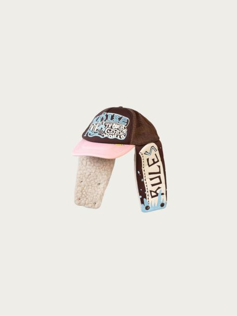 KAPSIZE RULEpt LUMBER Track CAP - Brown/Pink