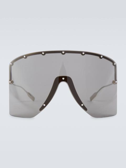 Mask-frame sunglasses