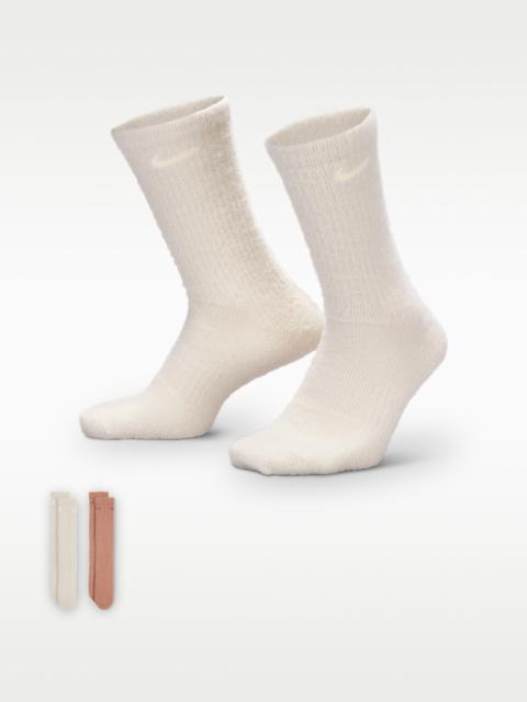 Nike Everyday Cushioned Cozy Crew Socks (2 Pairs)
