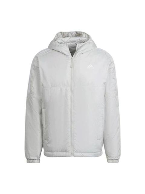 adidas Essentials Insulated Hooded Jacket 'White' HK4654