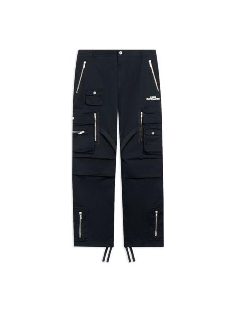 Li-Ning Skateboarding Graphic Loose Fit Cargo Pants 'Black' AKXT043-1