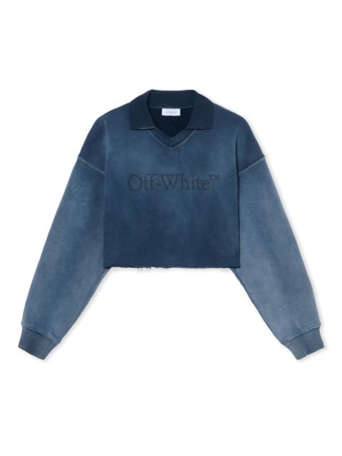 Laundry Crop Polo Logo Sweatshirt