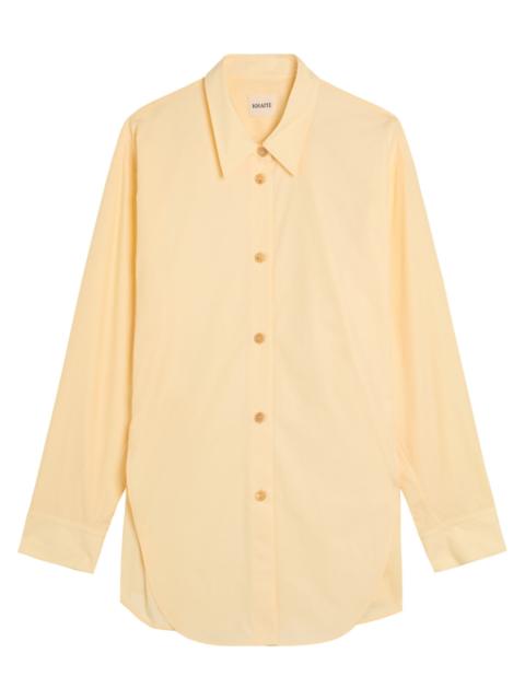 Khaite Goya Cotton-poplin Shirt