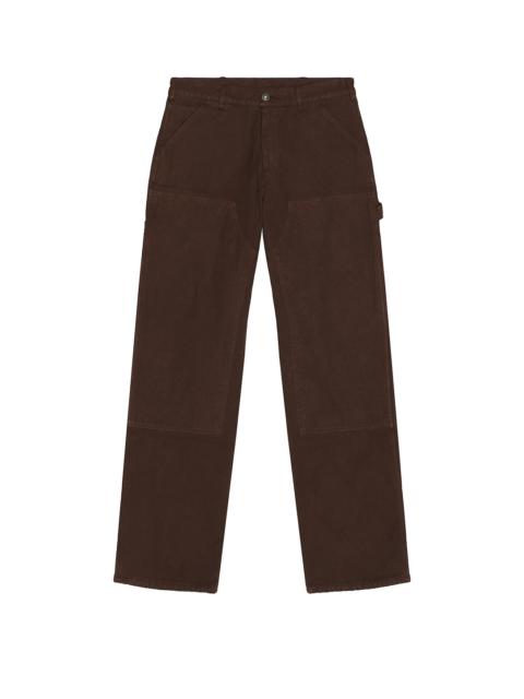 Flannel Lined Canvas Double Knee Pants
