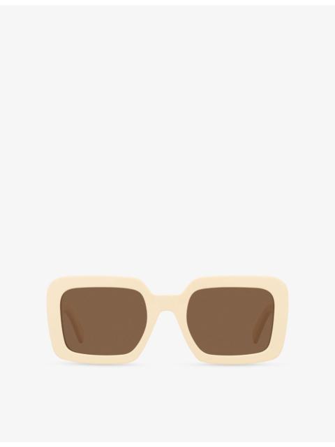 CL40304U Square Acetate Sunglasses