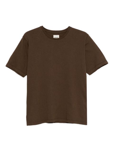 round-neck cotton T-shirt