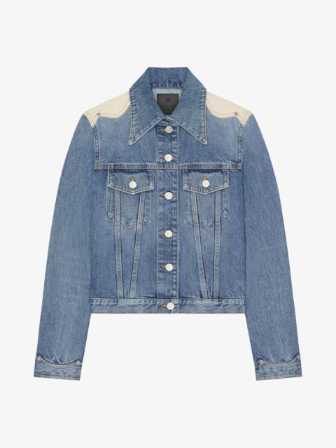 JACKET IN DENIM WITH YOKE