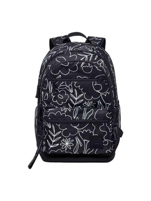 Li-Ning Allover Print Sportstyle Backpack 'Black' ABST155-1