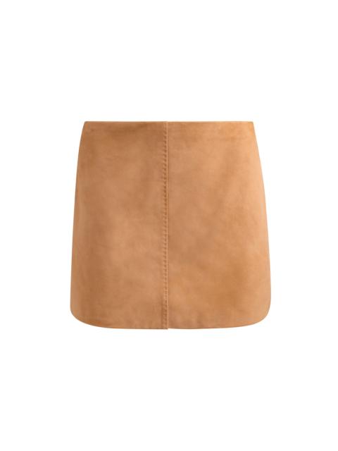 RILEY SUEDE MINI SKIRT