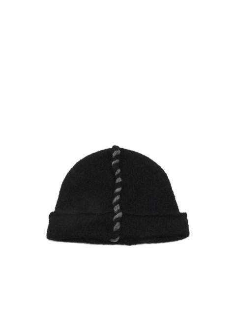 twisted-detail beanie