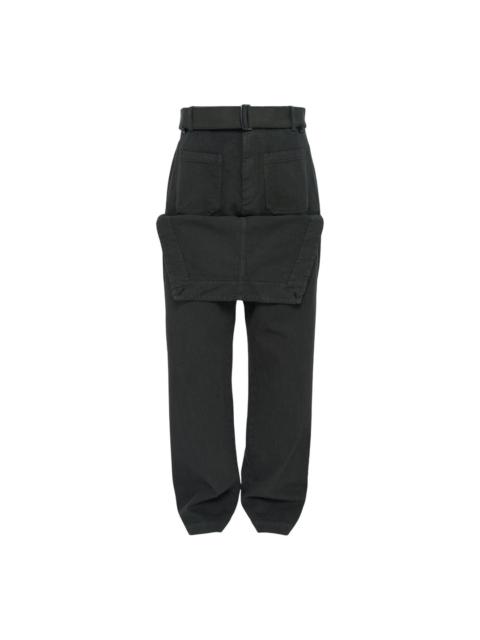 Overdye Compact Twill Cotton Pants