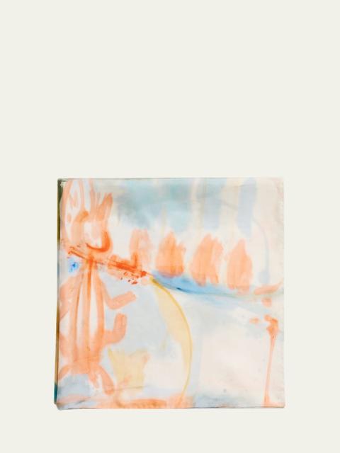 x Helen Frankenthaler Silk Twill Scarf