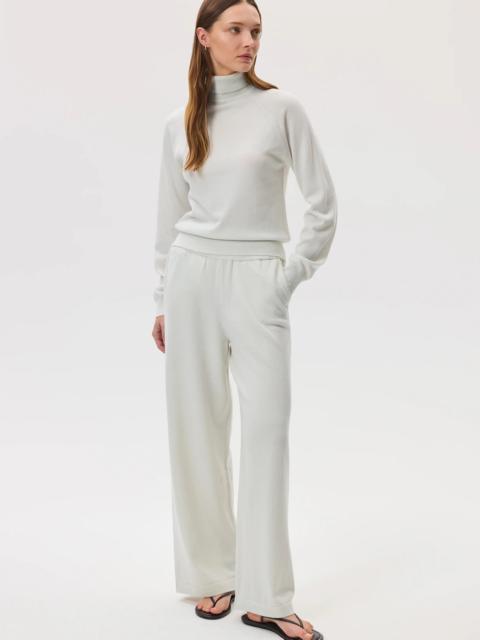 High Rise Cashmere White Culottes