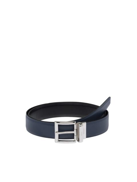 Saffiano Leather Reversible Belt