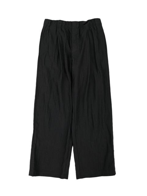 Leisure Trouser Soot Black Techflax