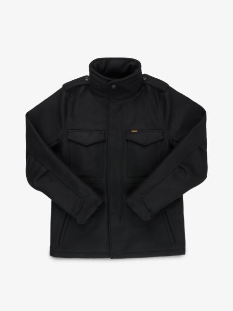 21OZ MELTON WOOL M65 FIELD JACKET - BLACK