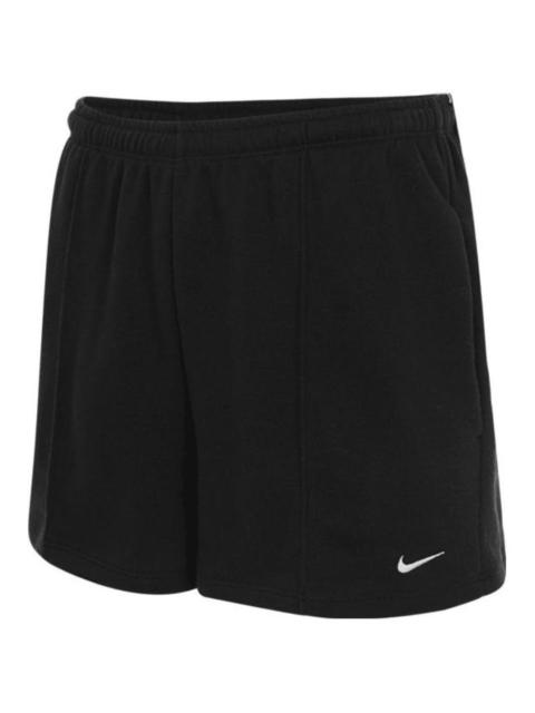 (WMNS) Nike Sportswear Chill Terry Mid-Rise 4" French Terry Shorts 'Black' HF6941-010